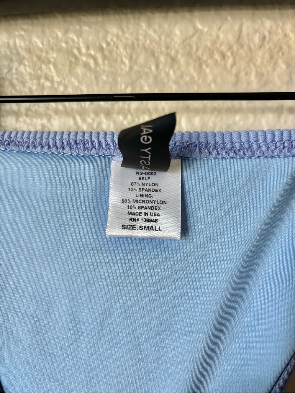 Periwinkle Ribbed Bikini Bottom - Picture 8 of 8